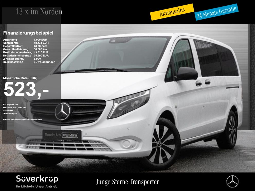 MERCEDES-BENZ Vito 114 TOURER PRO NAVI KLIMA LED 9SITZER LM TEMPM