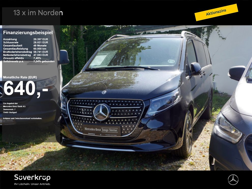 MERCEDES-BENZ V 220 AVANTGARDE WINTER BURMESTER 360° AHK 2,5T 6SITZER