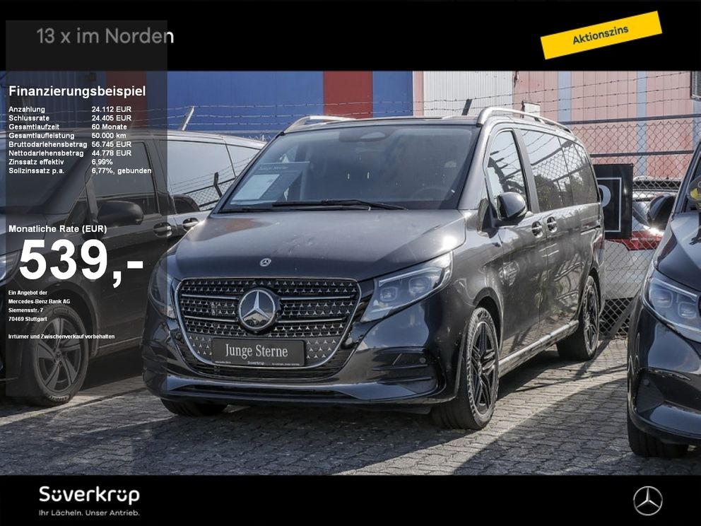 MERCEDES-BENZ V 220 STYLE LANG AMG LIEGE-PAKET AHK WINTER MOPF2