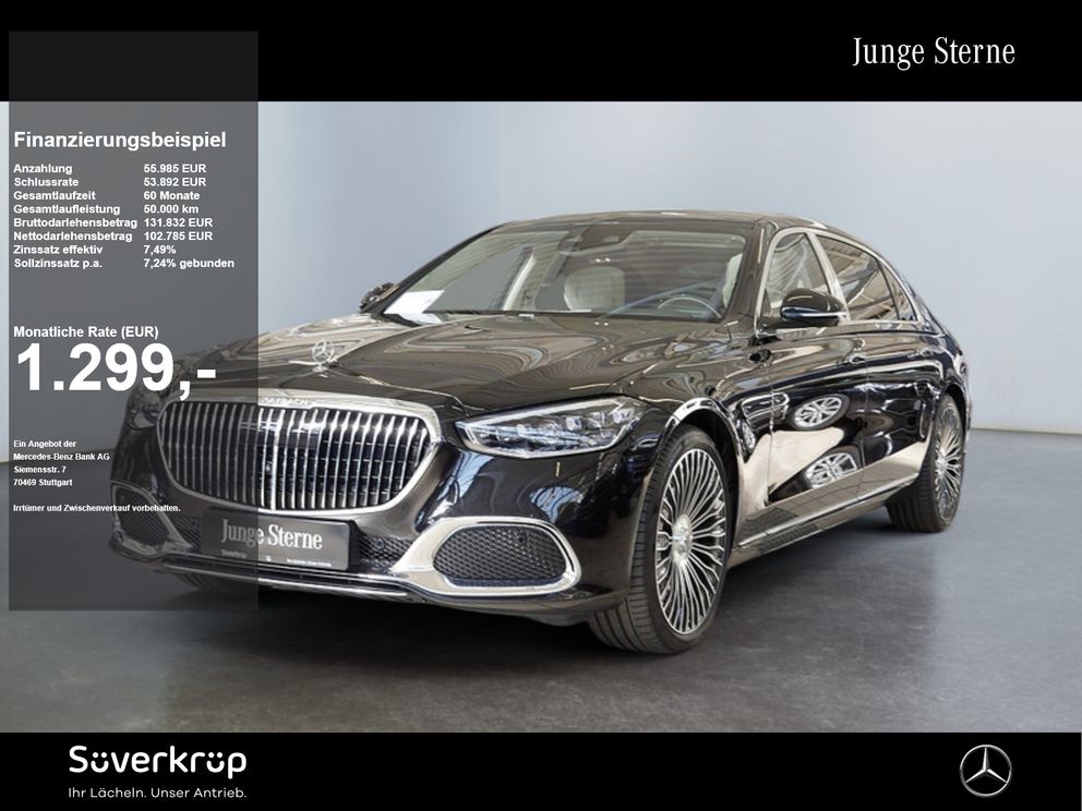 MERCEDES-BENZ S 580 4M Maybach BURM MEMO 360 DISTR KAMERA PANO