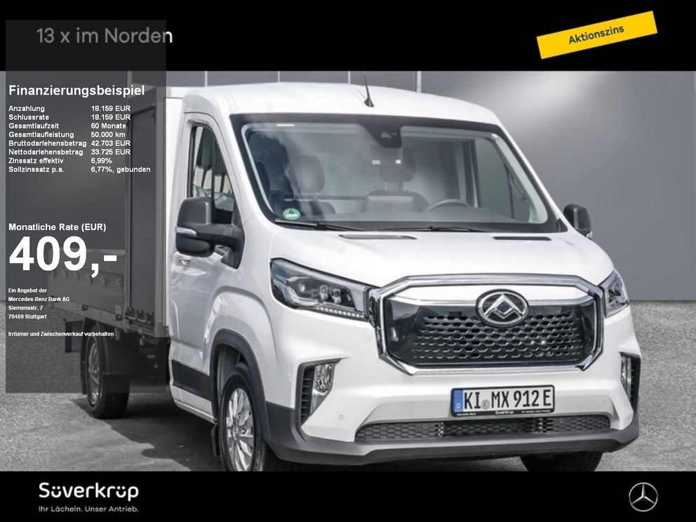 MAXUS eDeliver 9 L3H0 N1 (3,5t) Fahrgestell KAMERA