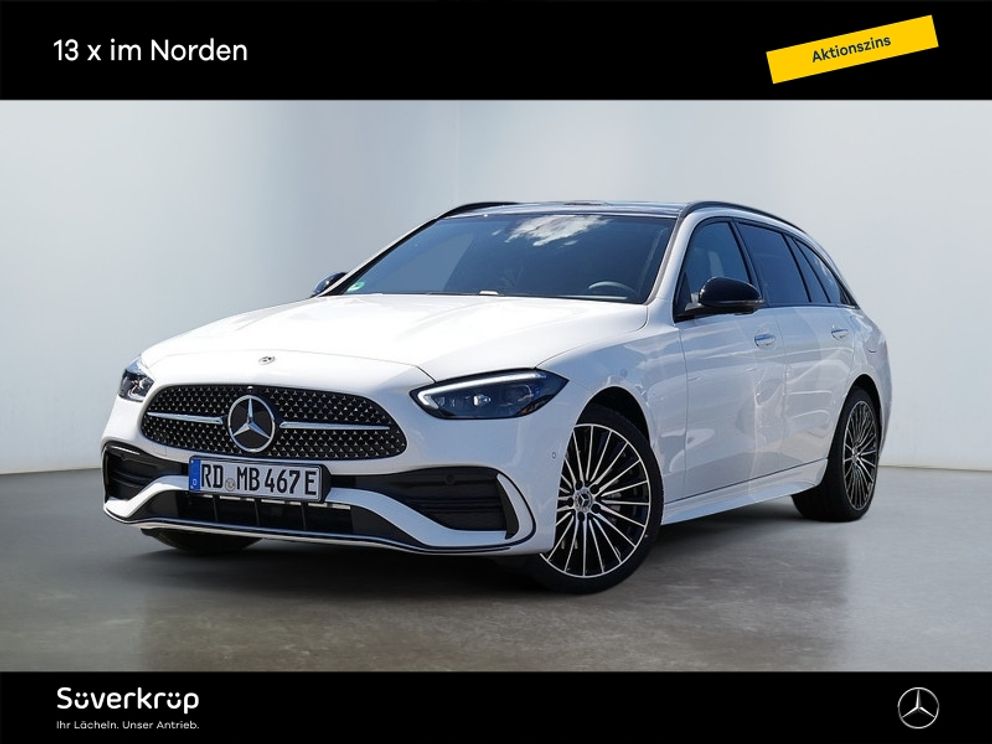 MERCEDES-BENZ C 300 de T-Modell mit EQ Hybrid Technologie AMG