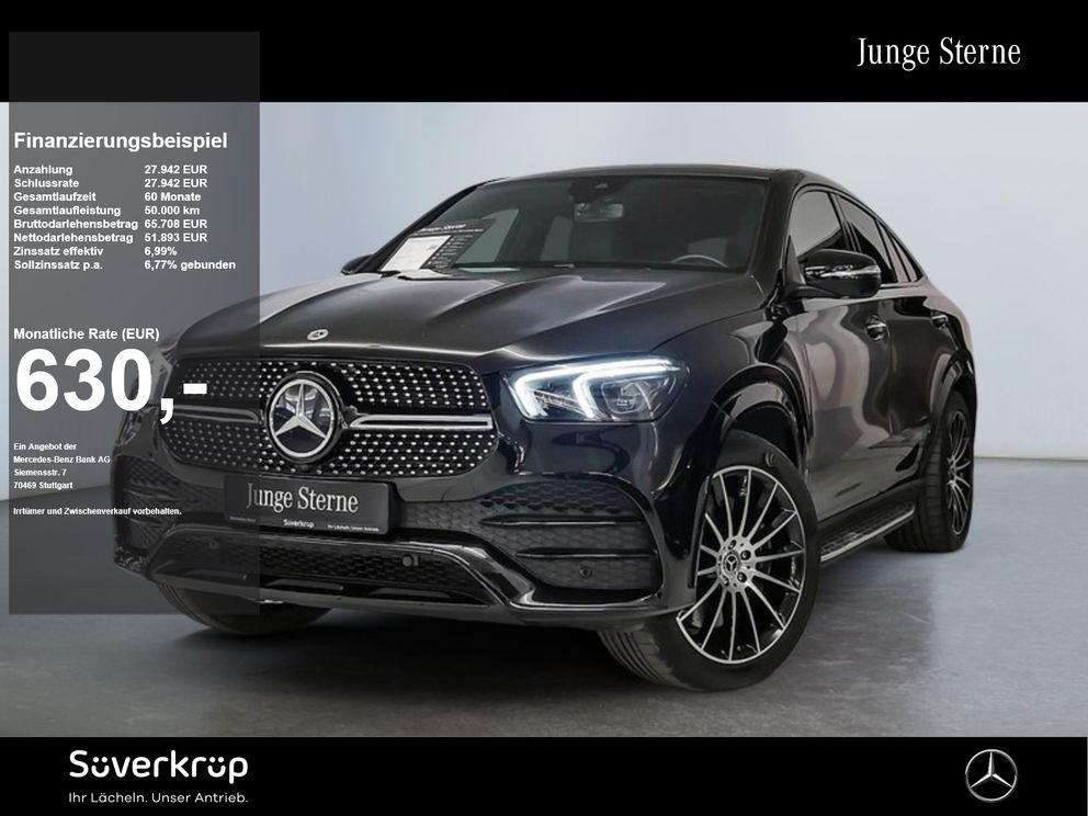 MERCEDES-BENZ GLE 350 d 4M Coupé , AMG BURM NIGHT WIDE MULTI
