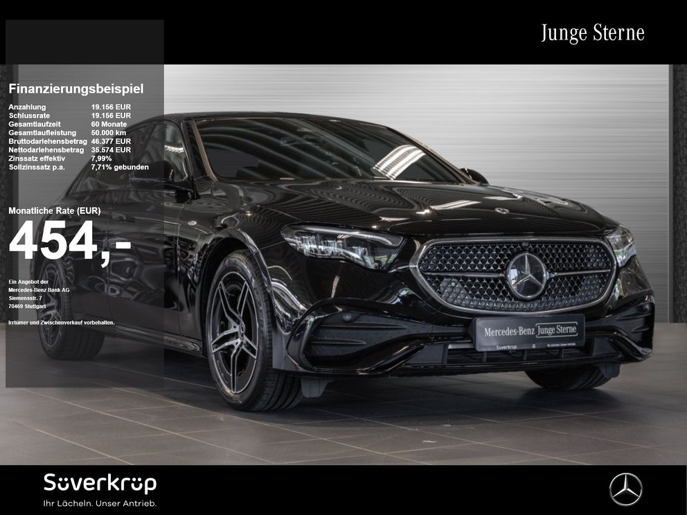 MERCEDES-BENZ E 300 de 4M , AMG BURM NIGHT DISTR KAMERA SPUR