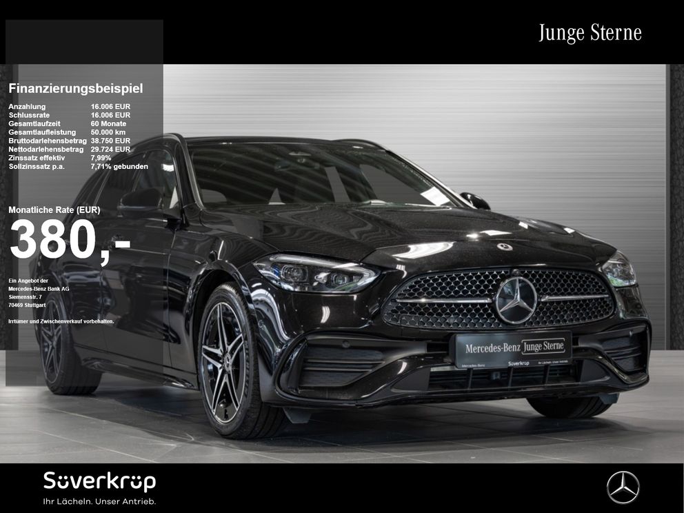 MERCEDES-BENZ C 300 T e , AMG NIGHT PREMIUM MEMO 360 DISTR PDC