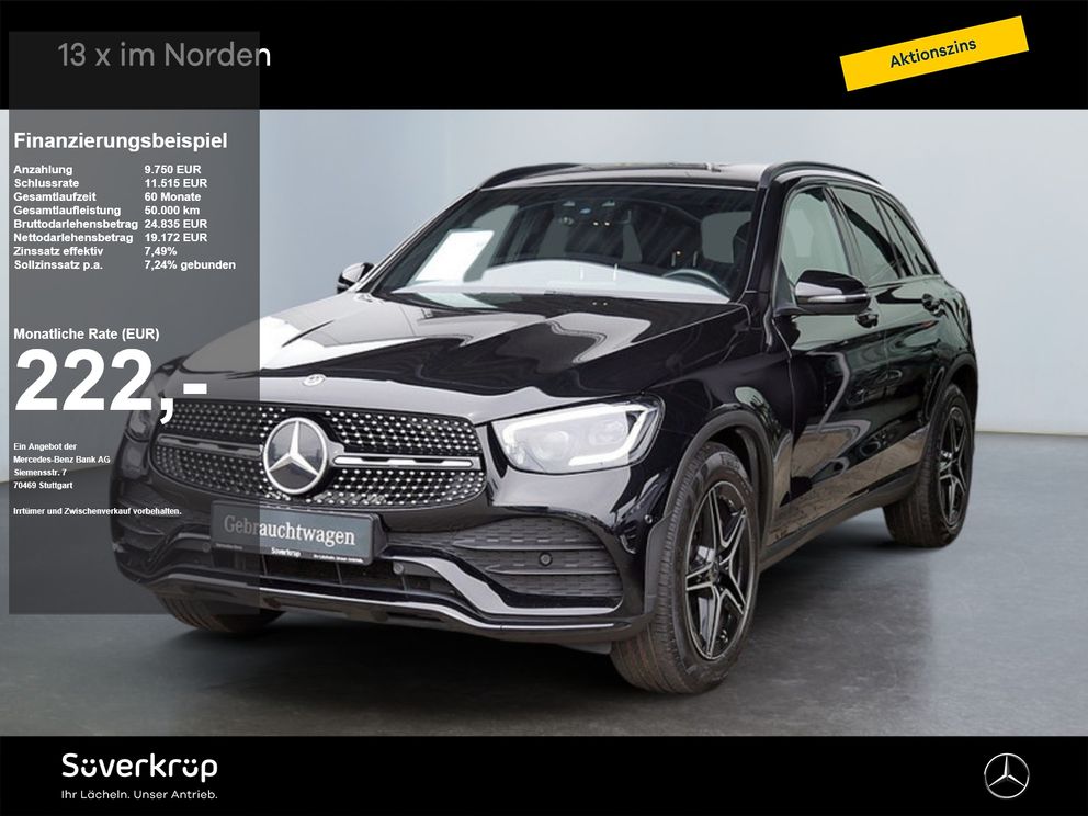 MERCEDES-BENZ GLC 220 d 4M AMG NIGHT MULTI AHK DISTR KAMERA