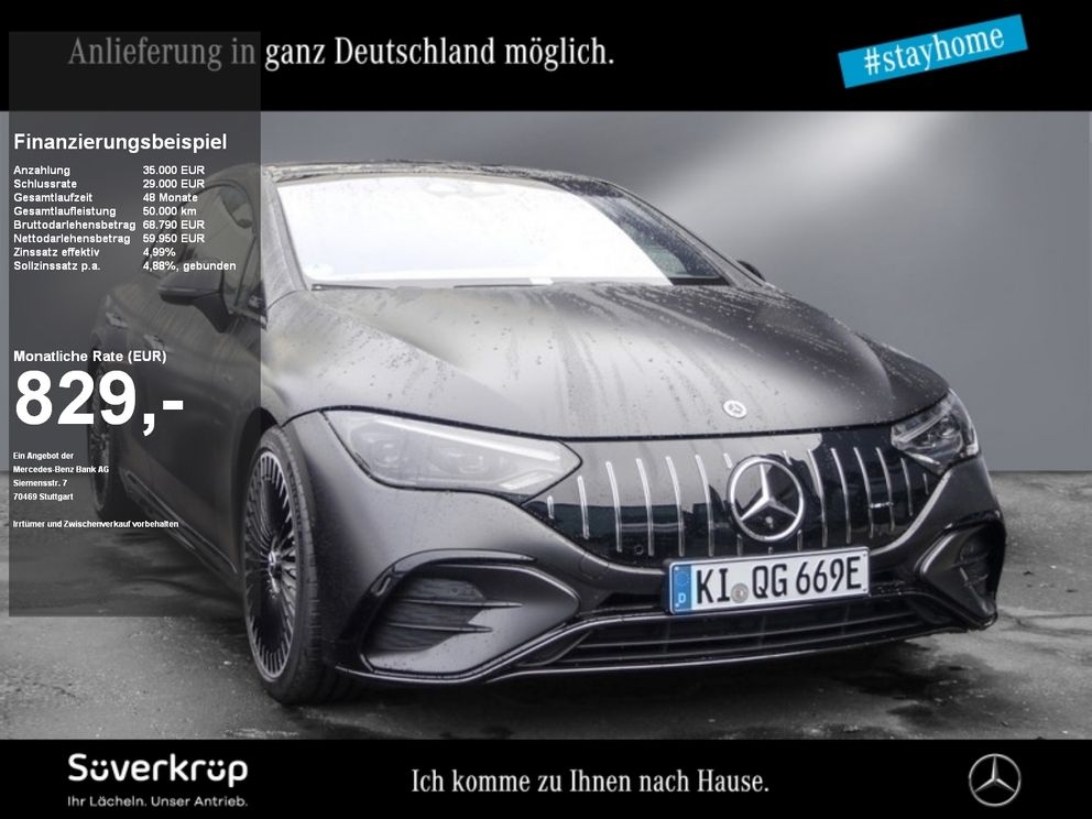 MERCEDES-BENZ EQE 43 AMG 4M BURM NIGHT DISTR SPUR PANO 360