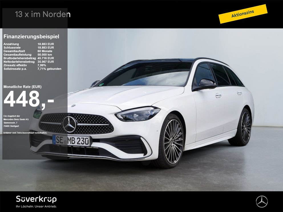 MERCEDES-BENZ C 220 d T-Modell AMG NIGHT MEMO 360 AHK DISTR