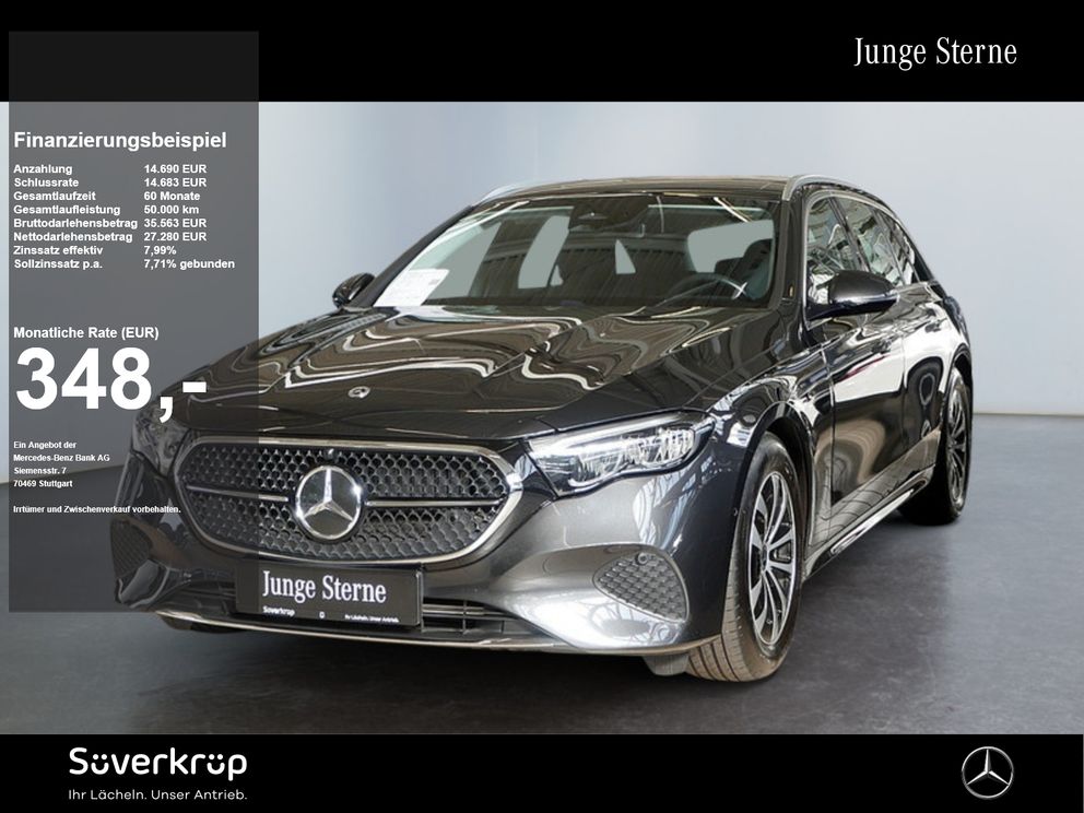 MERCEDES-BENZ E 220 d T // AVANTGARDE AHK DISTR KAMERA SPUR