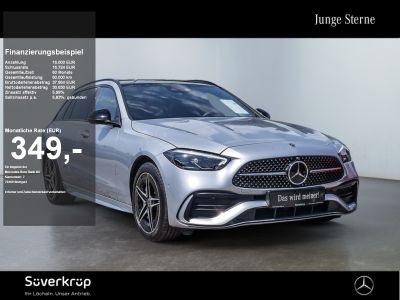 MERCEDES-BENZ C 300 T de ,  BURM AMG NIGHT DISTR SPUR PANO