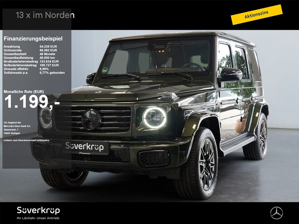 MERCEDES-BENZ G 450 d KOM NIGHT 360 AHK DISTR KAMERA PANO SPUR