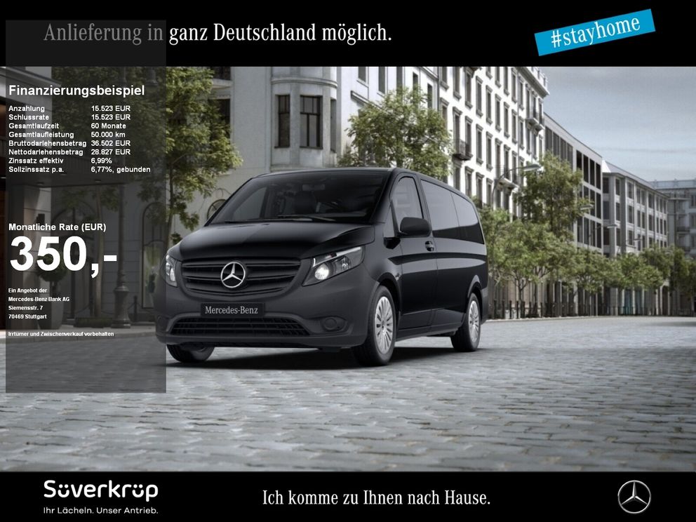 MERCEDES-BENZ Vito Tourer Pro 116 Aut. KLIMA DISTRO KAMERA SPUR TWA 9 SITZE