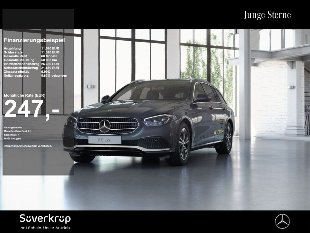 MERCEDES-BENZ E 220 T d //  AVANTGARDE WIDE AHK KAMERA SPUR