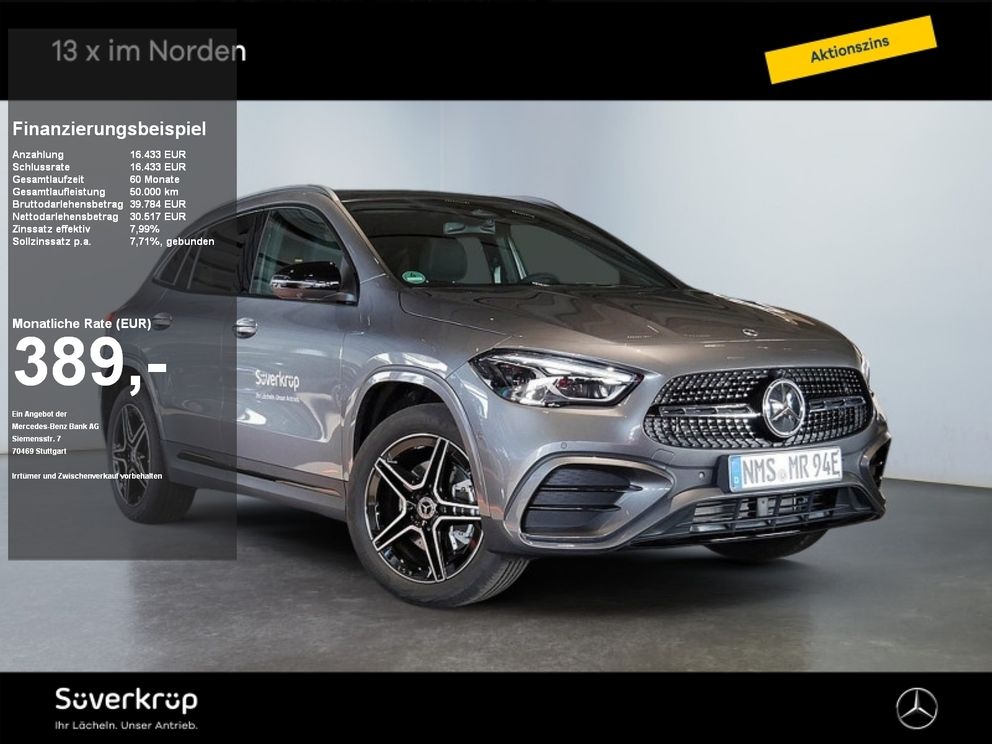 MERCEDES-BENZ GLA 250 e mit EQ Hybrid Technologie AMG NIGHT