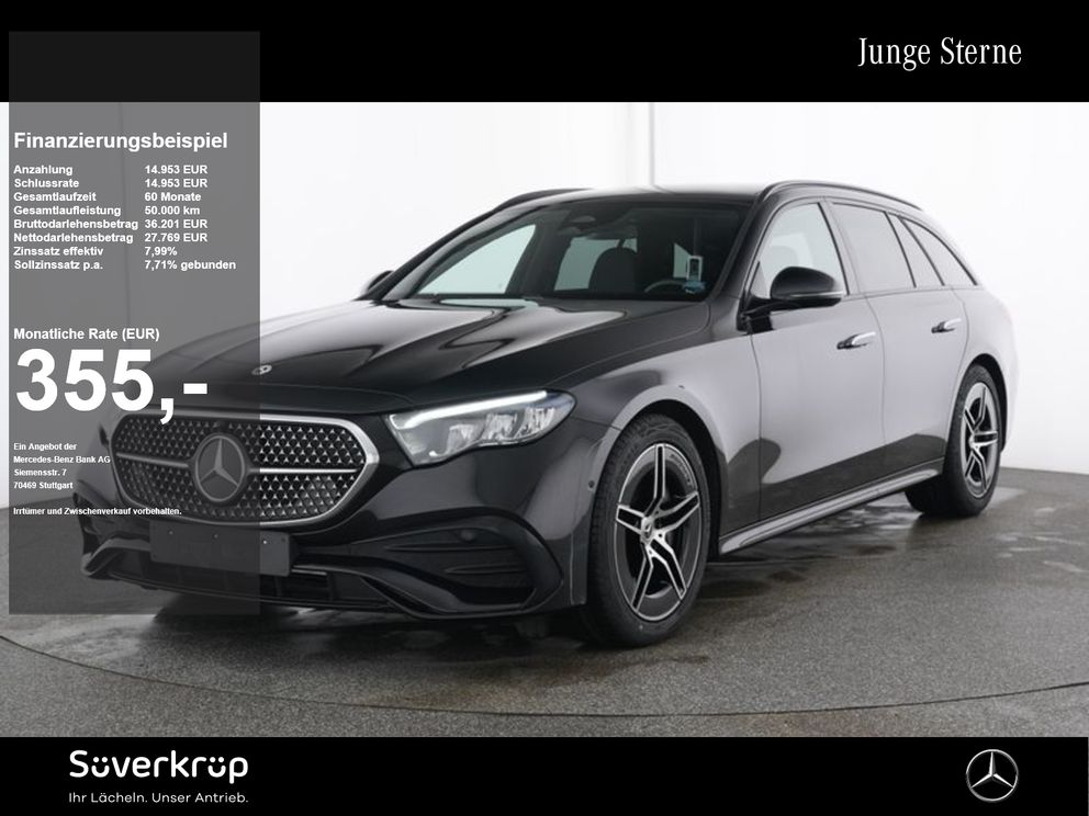 MERCEDES-BENZ E 220 T d ,  AMG NIGHT AHK DISTR KAMERA PANO PDC