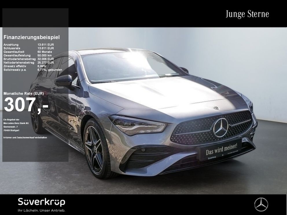 MERCEDES-BENZ CLA 250 4M SB , AMG PREMIUM NIGHT SPUR PANO AHK