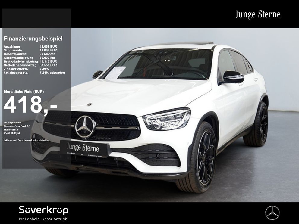 MERCEDES-BENZ GLC 220 d 4M Coupé AMG BURM NIGHT MEMO 360 AHK