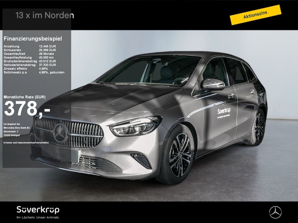 MERCEDES-BENZ B 200 PROGRESSIVE SPUR AHK DISTR KAMERA PDC SHZ