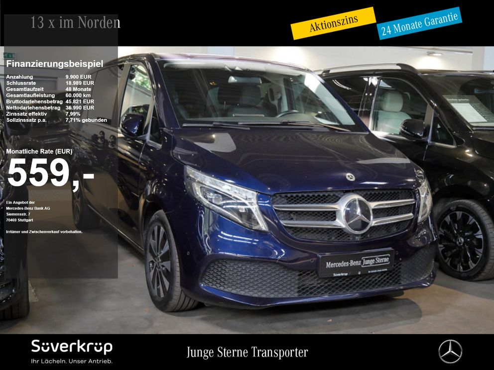 MERCEDES-BENZ V 250 AVANTGARDE EDITION AHK LED LEDER TISCH 360