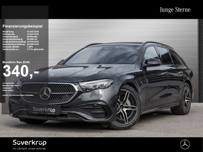 MERCEDES-BENZ E 220 T d , AMG NIGHT AHK DISTR KAMERA PANO SPUR