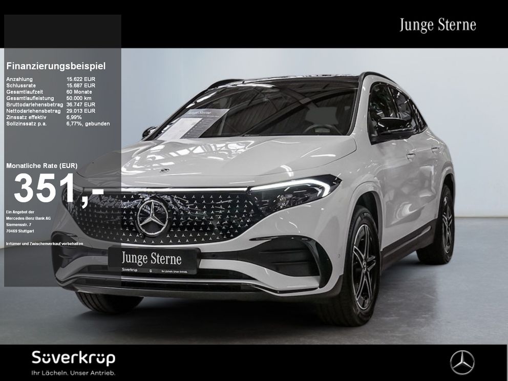 MERCEDES-BENZ EQA 350 4M , AMG NIGHT SPUR PANO STANDH AHK 360