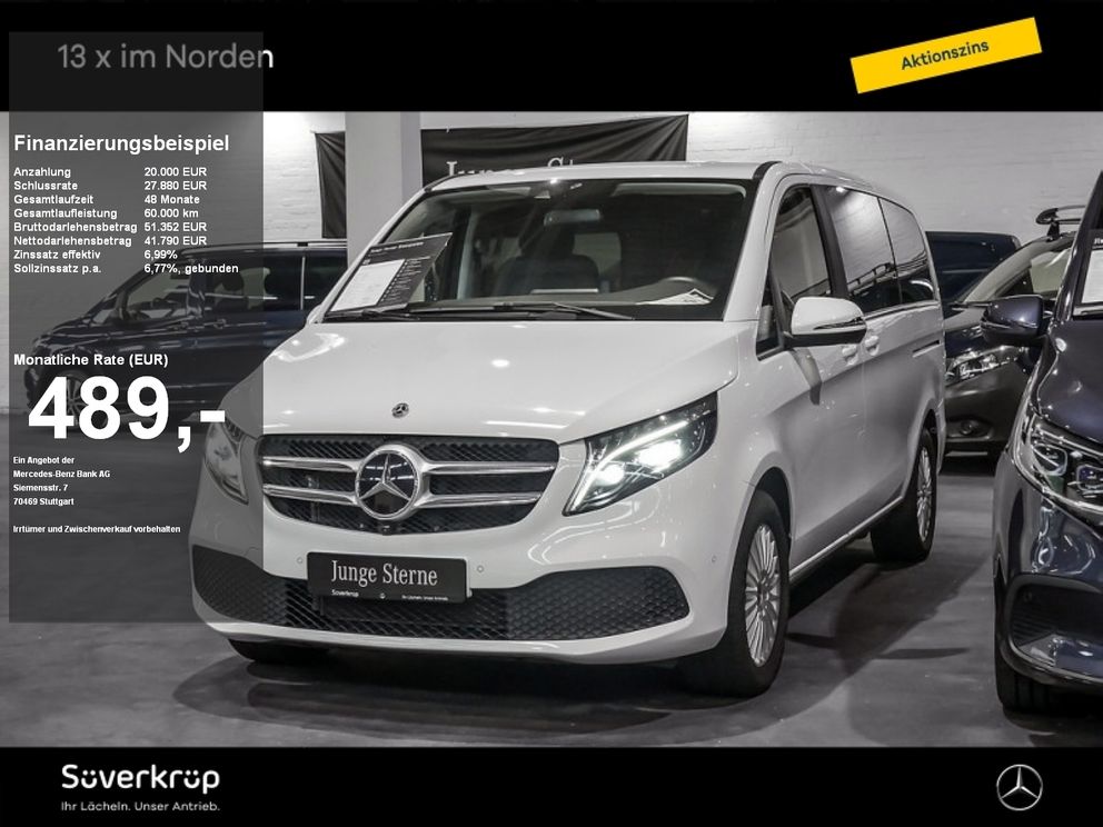 MERCEDES-BENZ V 300 Avantgarde Edition AHK/BURMESTER/DISTRO/8 SITZE/LEDER/LED