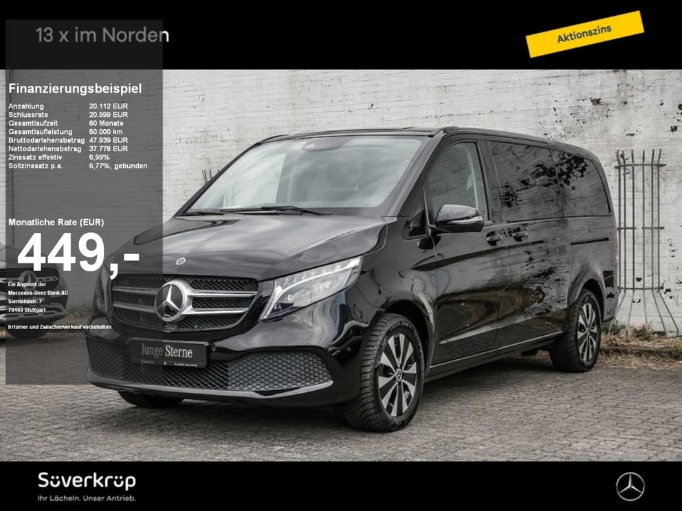MERCEDES-BENZ V 220 lang ALLRAD/LEDER/8 SITZE/LED/KAMERA/TEMPOMAT