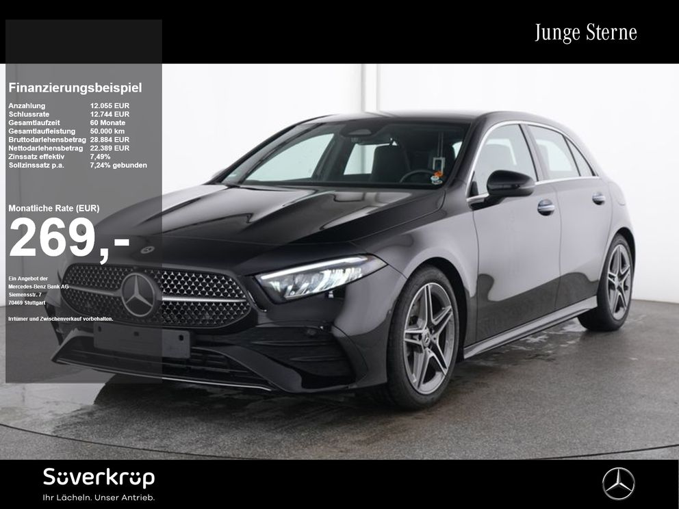 MERCEDES-BENZ A 220 d , AMG KAMERA PANO SPUR PDC SHD SHZ