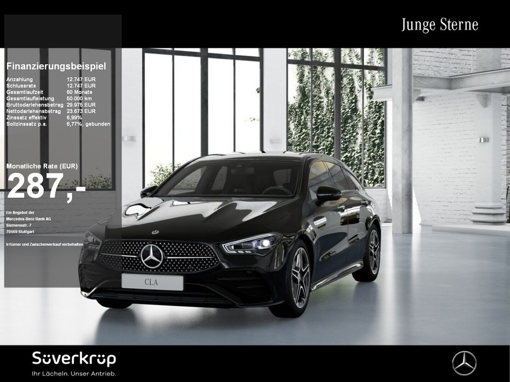 MERCEDES-BENZ CLA 200 d SB , AMG NIGHT MULTI 360 AHK DISTR PDC