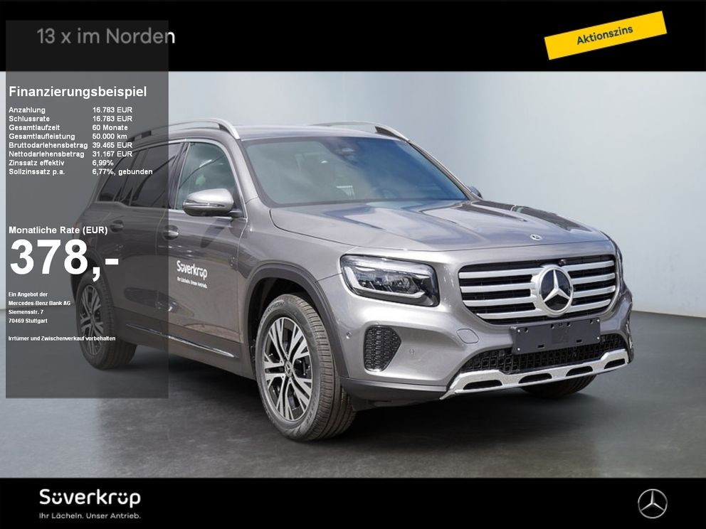MERCEDES-BENZ GLB 200 d PROGRESSIVE 360 AHK KAMERA SPUR PDC