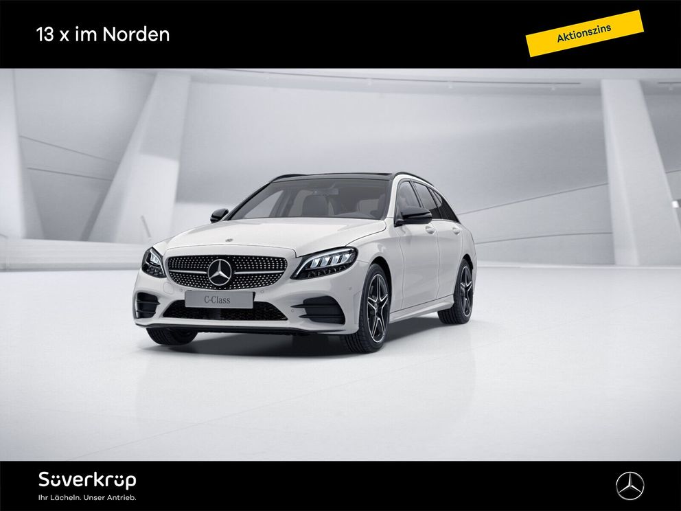 MERCEDES-BENZ C 300 T d AMG NIGHT AHK KAMERA PANO SPUR PDC SHD