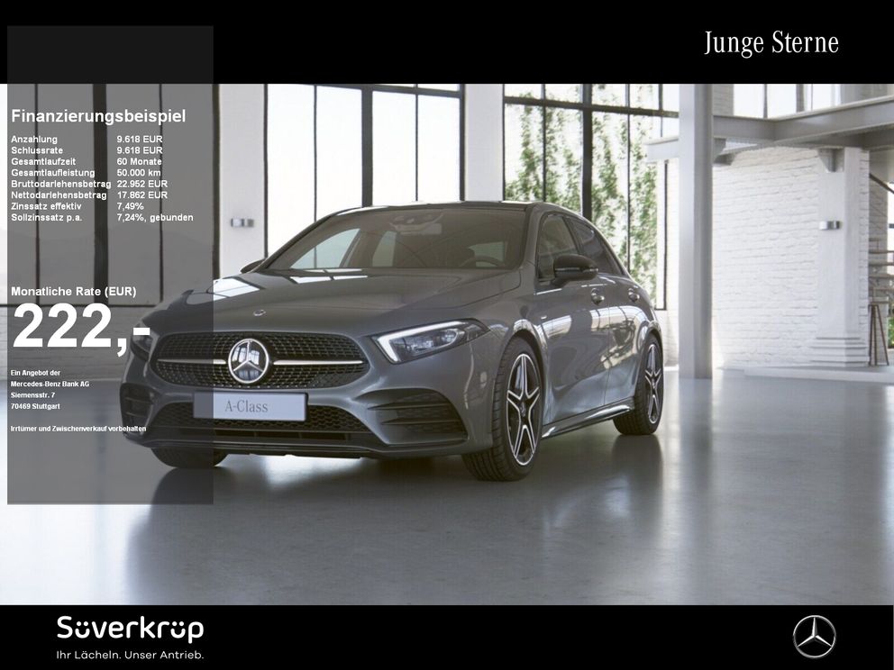 MERCEDES-BENZ A 200 AMG NIGHT MULTI DISTR KAMERA PANO SPUR PDC