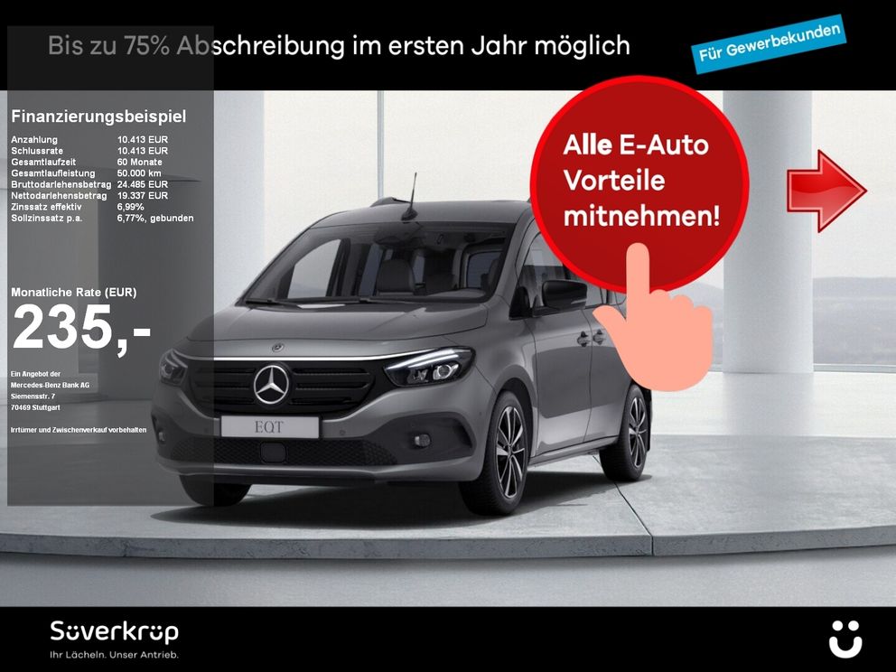 MERCEDES-BENZ EQT 200 PROGRESSIV STANDARD PROGRESSIVE AHK SPUR