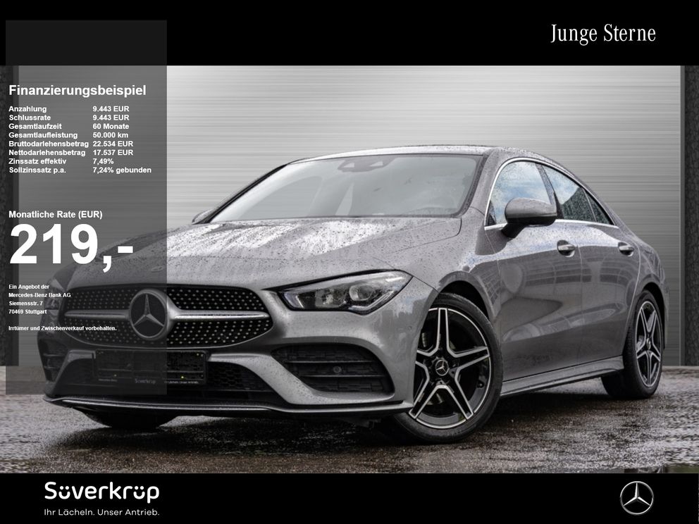 MERCEDES-BENZ CLA 200 Coupé AMG KAMERA PANO SPUR PDC SHD SHZ