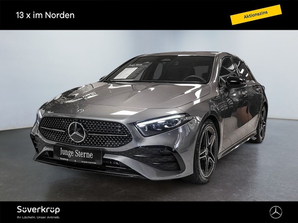 MERCEDES-BENZ A 200 AMG NIGHT MULTI AHK DISTR KAMERA SPUR PDC