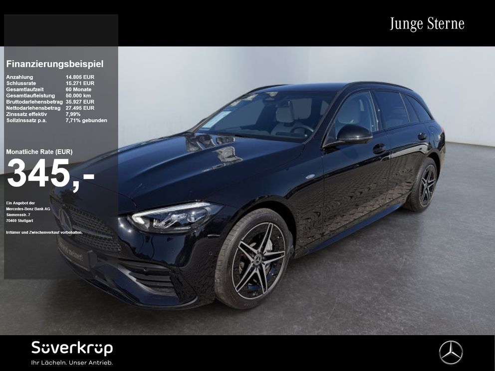 MERCEDES-BENZ C 300 T e , AMG NIGHT MEMO 360 AHK DISTR KAMERA
