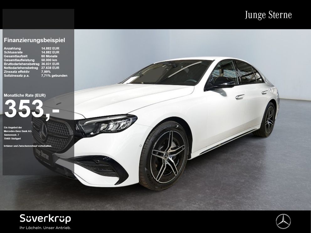 MERCEDES-BENZ E 200 , AMG NIGHT DISTR KAMERA SPUR PDC SHZ