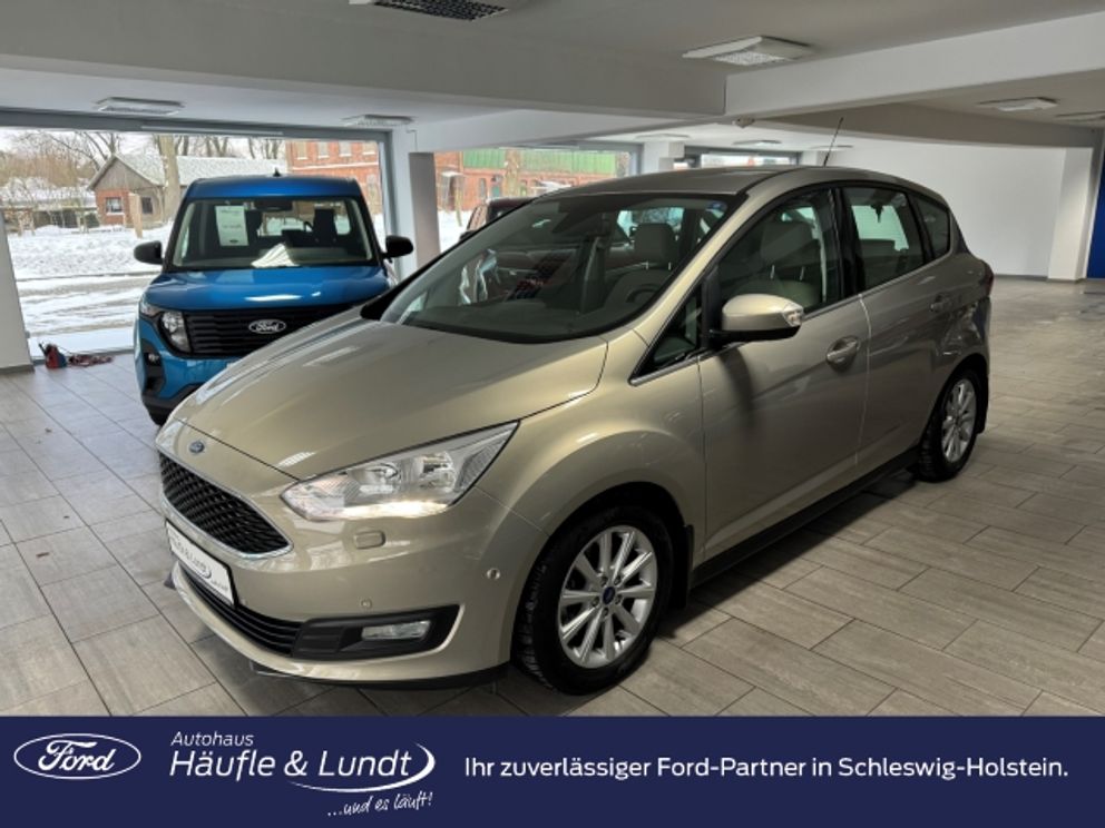 FORD C-Max Titanium Mehrzonenklima Ambientebeleuchtung SHZ Keyless Notbremsass. Temp Tel.-Vorb.