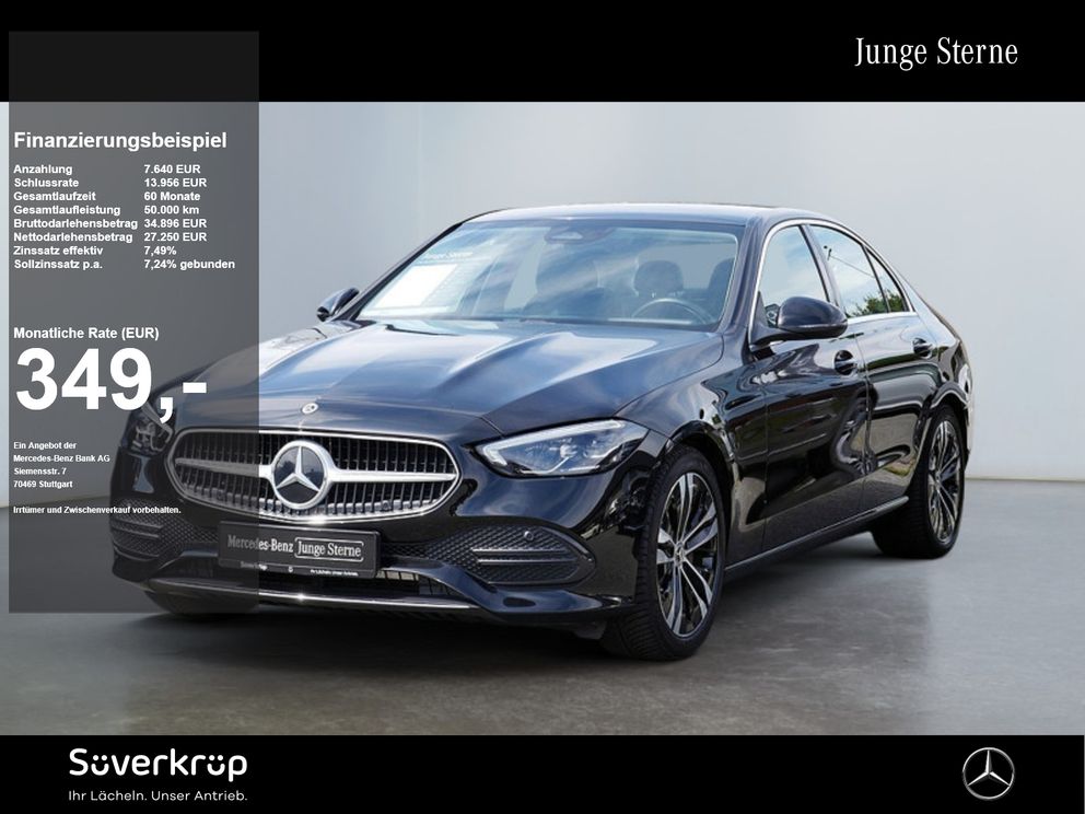 MERCEDES-BENZ C 200 AVANTGARDE KAMERA SPUR PDC SHZ