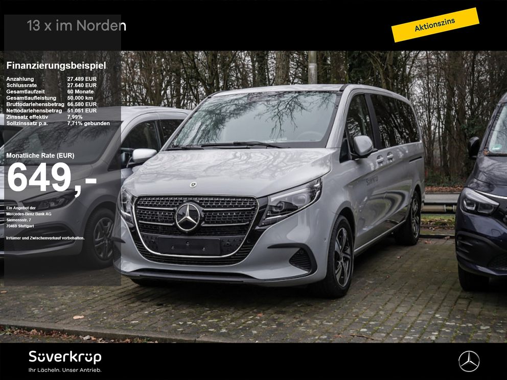 MERCEDES-BENZ V 220 STYLE DISTRO KAMERA 7SITZER MOPF AHK 2,5T