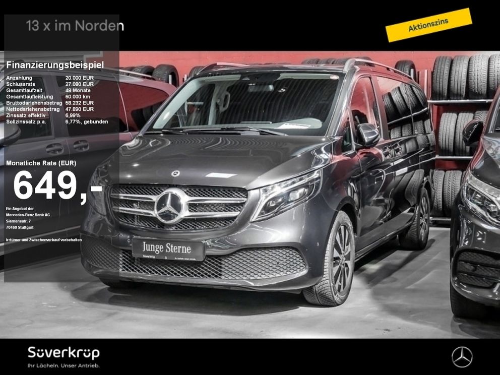 MERCEDES-BENZ V 250 EDITION LANG NAVI LED MBUX AHK STANDH