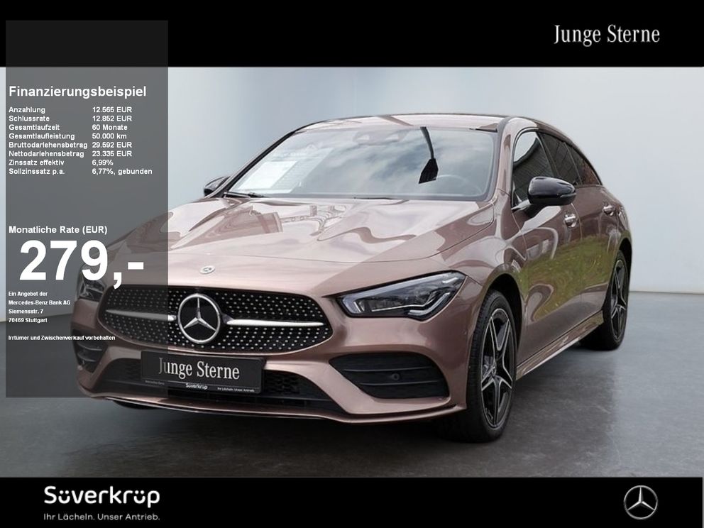 MERCEDES-BENZ CLA 250 e SB AMG NIGHT DISTR SPUR 360 SHZ MULTI