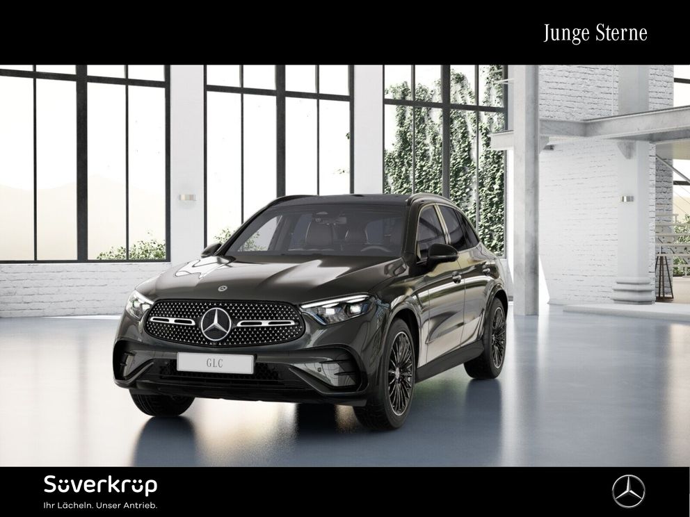 MERCEDES-BENZ GLC 200 4M AMG NIGHT SPUR PANO AHK 360 PDC SHZ