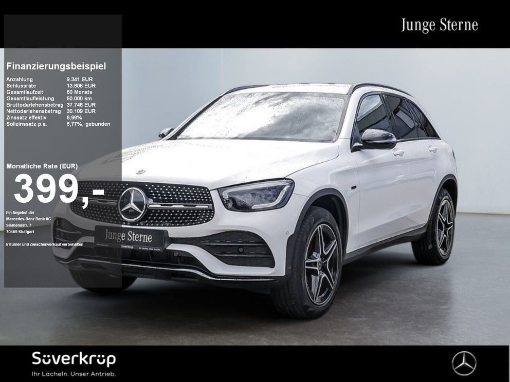 MERCEDES-BENZ GLC 300 de 4M AMG Night 19 Distr AHK Multibeam