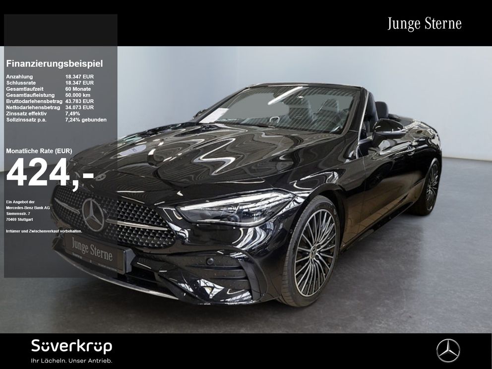 MERCEDES-BENZ CLE 200 Cabrio , AMG MEMO AHK KAMERA SPUR PDC