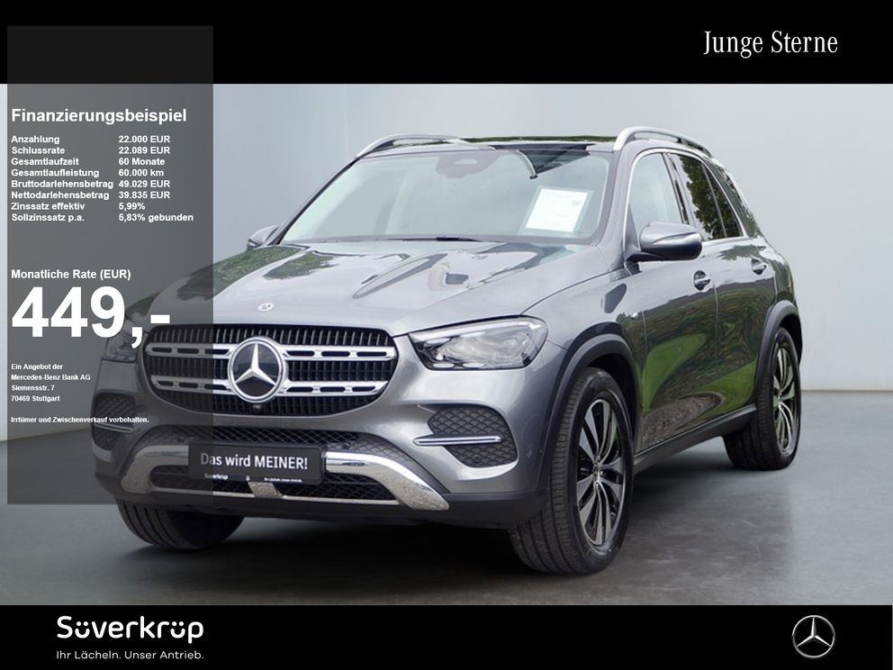 MERCEDES-BENZ GLE 350 de 4M , WIDE MULTI AHK KAMERA PANO SPUR