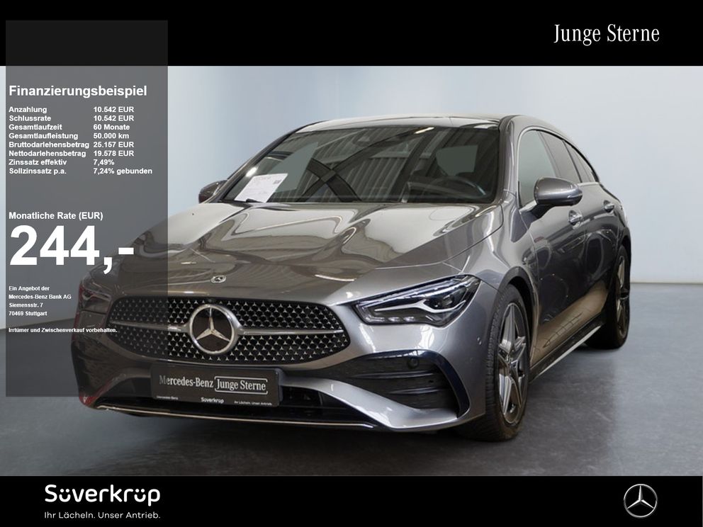 MERCEDES-BENZ CLA 200 SB AMG 360 AHK DISTR KAMERA PANO SPUR
