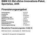 BMW X3 20d xDrive Innovations-Paket, Sportsitze, AHK