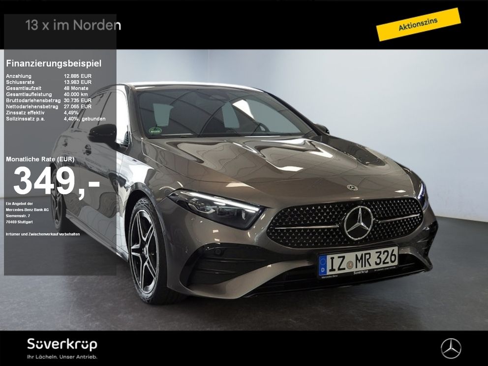 MERCEDES-BENZ A 200 d AMG NIGHT MULTI DISTR KAMERA SPUR PDC