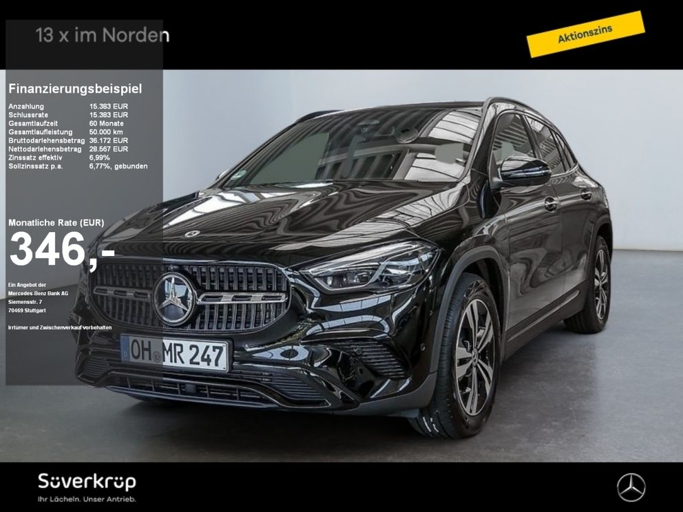 MERCEDES-BENZ GLA 180 d PROGRESSIVE NIGHT SPUR AHK 360 PDC